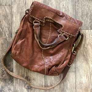 Lucky Brand Brown Italian Leather Bag